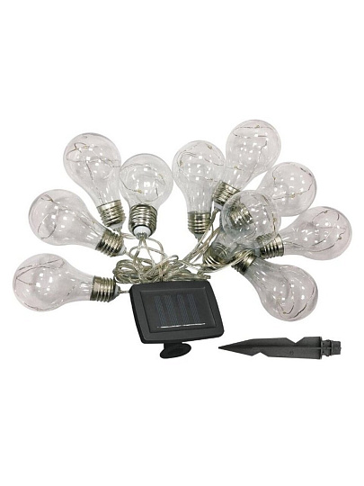 Фонарь садовый Uniel, Bulbs USL-S-126/PT4000, на солнечной батарее, подвесной, 40*0.06 Вт, пластик, 10х19 см