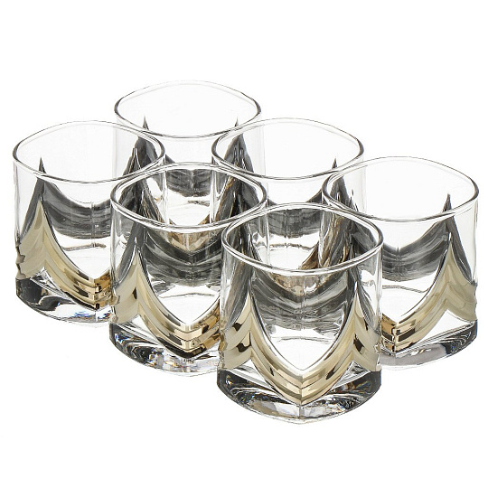 Стакан для виски 330 мл, стекло, 6 шт, Glasstar, Триумф, N_620_4