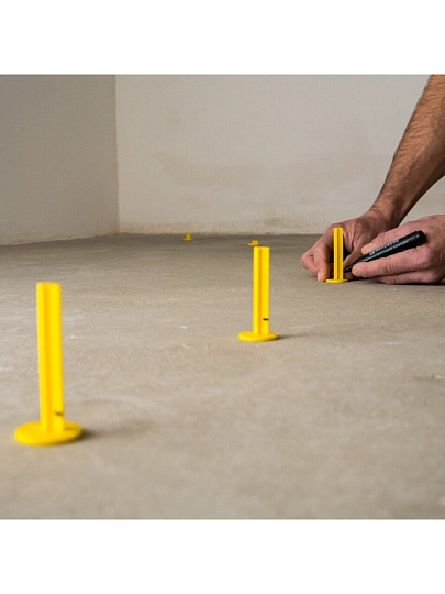 Маяк для наливного пола, пластик, 50 шт, 70 мм, 3D Krestiki, 00-00001042