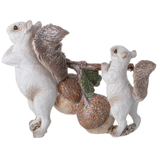 Фигурка декоративная полистоун, Белки, 19х7.5х14 см, Lefard, 79-240