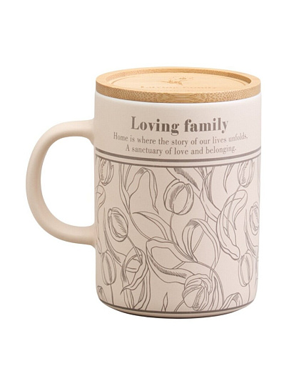Кружка фарфор, 400 мл, Loving Family, Lefard, 756-480