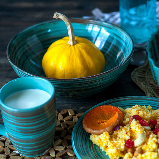 Салатник керамика, круглый, 22.5х9 см, Скандинавия Удачный, Борисовская керамика, СНД00009106