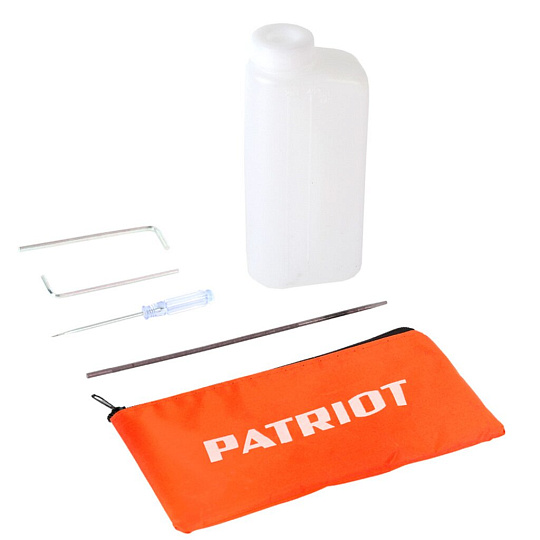 Пила цепная бензиновая, Patriot, 2.9 л.с., 2100 Вт, длина шины 45 см, шаг цепи 0.325 дюйм, 72 звена , PT 4518, 220105550