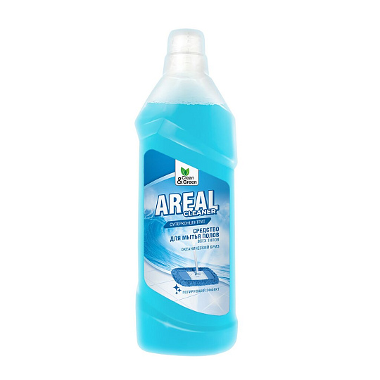 Средство для мытья полов Clean&Green, Areal Океанический бриз, 1 л, концентрат