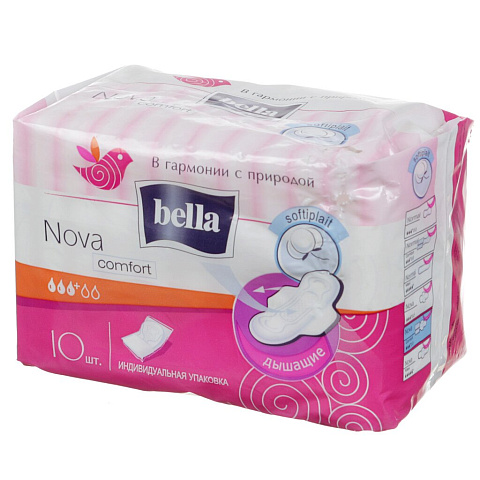 Прокладки женские Bella, Nova Comfort Soft Air, 10 шт, BE-012-RW10-082