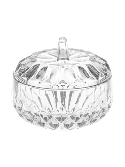 Сахарница пластик, 12х10.5 см, с крышкой, Альтернатива, Богема, М389