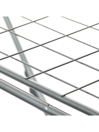 Сушилка для белья напольная, полотно 20 м, 189х53.5х114 см, складная, 22 прута, 17 кг, серебряная, Nika, СБ2