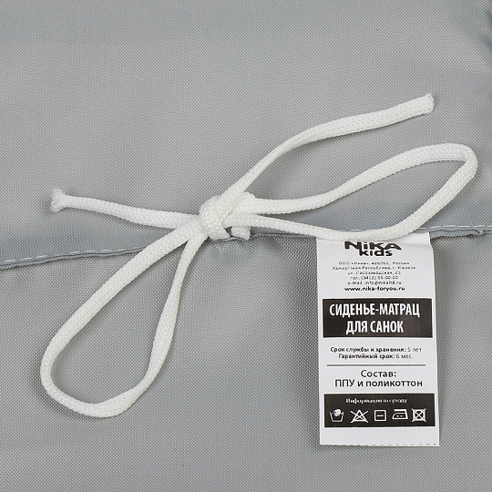 Матрасик универсальный для санок, 49х28х25 см, принт котята, Nika, СС2/1