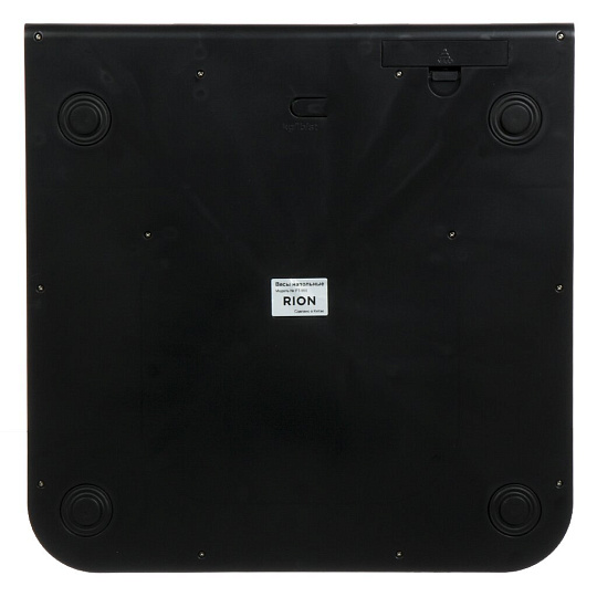 Весы напольные электронные, Rion, РТ-955, стекло, до 150 кг, 30.6х30.5 см, LCD-дисплей, черные