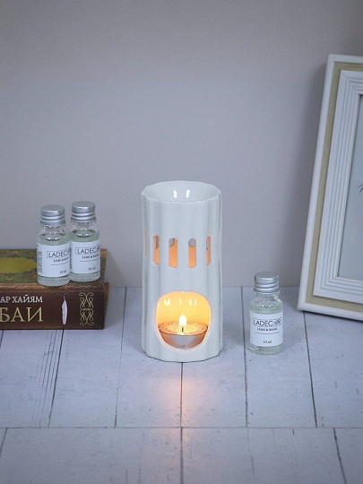 Ароманабор Ladecor, 10 мл, Lavender&vanilla/Lime&basil/Dry wood, ароманабор, лампа и масло, 3 шт, в ассортименте, 471-014