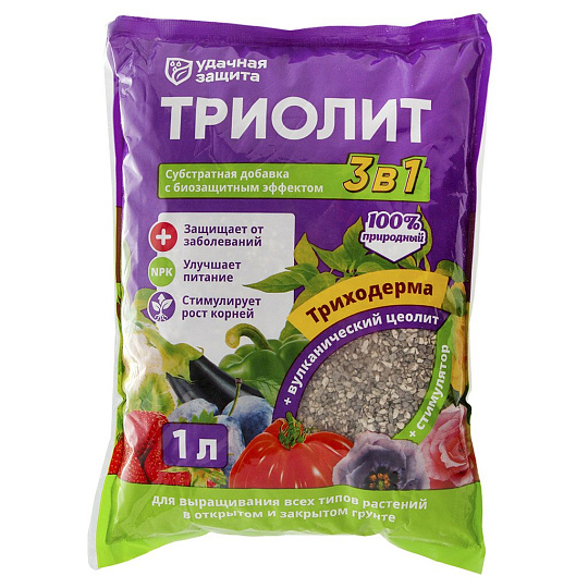 Удобрение Триолит, 1 л, 1010 г, Удачная защита