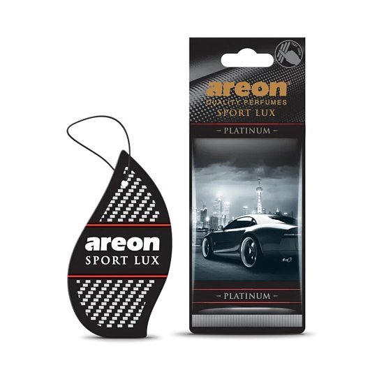 Ароматизатор в машину подвесной, сухой, Areon, Sport lux,Платина, 704-411-3P