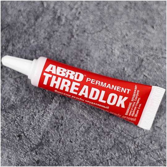 Фиксатор резьбы акриловые, Abro, TL-371-R, 6 мл, неразъемный, высокопрочные, красные