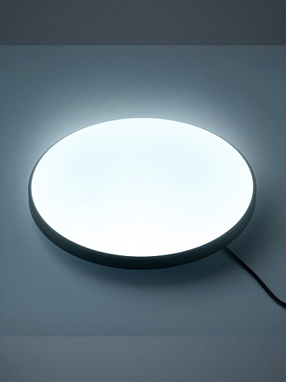 Светильник светодиодный, JazzWay, PPB OPAL, 36 Вт, 6500 К, 2880 Лм, IP20, 30х30х5.5 см, черный, 5065390