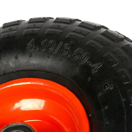 Колесо для тачки резина PR, 4.1/3.50-4, втулка D20 мм, Mawipro PR1820