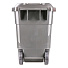 Бак для мусора пластик, 65 л, с крышкой, с колесами, 46.5х52.5х66 см, в ассортименте, Альтернатива, Эконом, М7235 - фото 4
