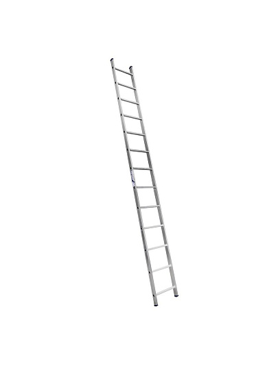 Лестница приставная, 1 секция, 14 ступеней, алюминий, 3.93 м, 150 кг, Alumet, 5114