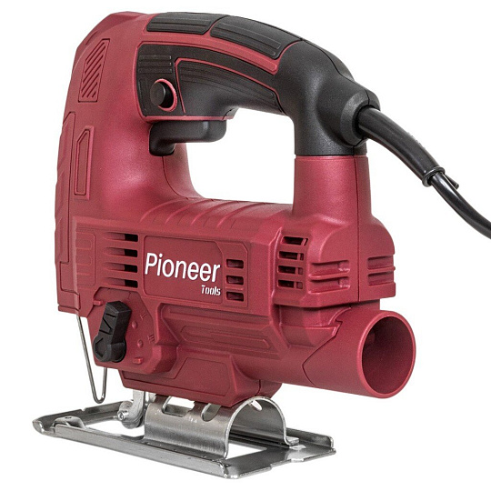 Лобзик Pioneer, JS-M650-02P, 650 Вт, дерево 65 мм, сталь 8 мм, регулировка оборотов, 19733