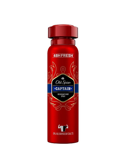 Дезодорант Old Spice, Captain, для мужчин, спрей, 150 мл