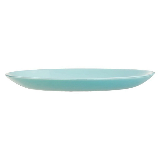 Тарелка десертная, стеклокерамика, 19 см, круглая, Diwali Turquoise, Luminarc, P2613, бирюзовая