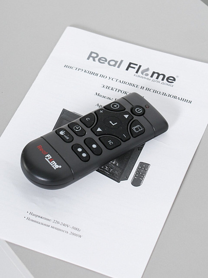 Электрокамин RealFlame, Parma, серый камень, белый, Flash-S 36, эксклюзив