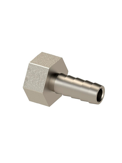 Штуцер d20х1/2'', никель, внутренняя резьба, РосТурПласт
