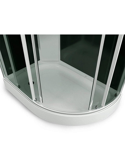 Душевая кабина низкий поддон, 120х80х215 см, тонированная, Erlit, ER3512PL-C4-RUS