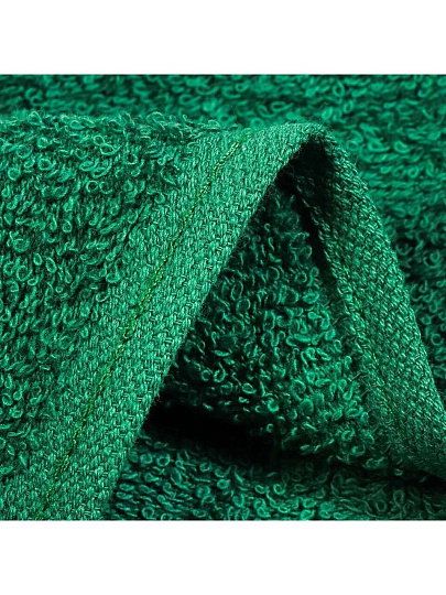 Полотенце кухонное махровое, 30х30 см, 380 г/м2, 100% хлопок, Barkas, Классика, зеленое, Узбекистан