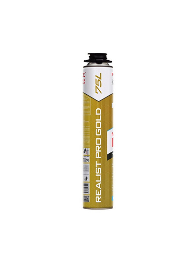 Пена монтажная Realist, PRO Gold, профессиональная, 75 л, зимняя, 4680287563410