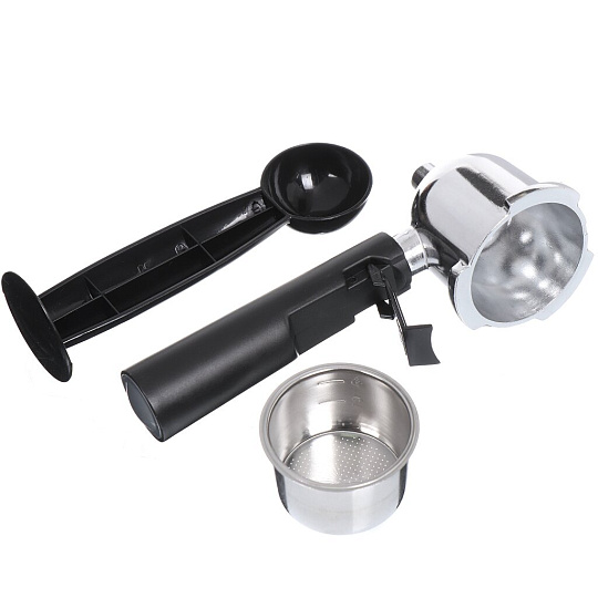 Кофеварка электрическая, рожковая, пластик, металл, 0.24 л, Centek, 800 Вт, 3.5 бар, противокапельная система, CT-1160