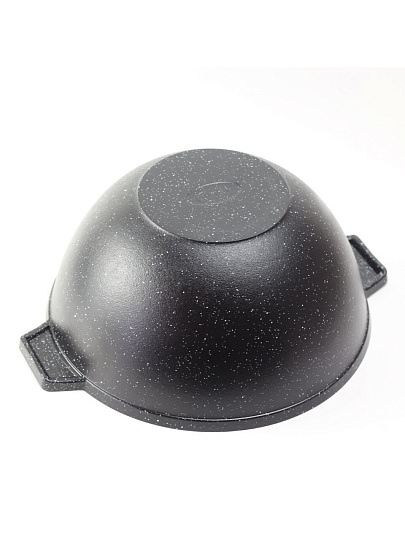 Казан алюминий, антипригарное покрытие, 5 л, Granit Perfection black, с крышкой, Алтей, 04-0550-310