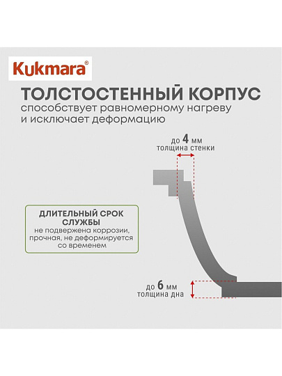 Кастрюля алюминий, антипригарное покрытие, 3 л, крышка стекло, Kukmara, Trendy style, к31tsml, малахит