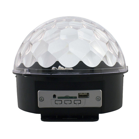 Лампа светодиодная черная, Старт, LED Disco RGB TL/MP3, 12321