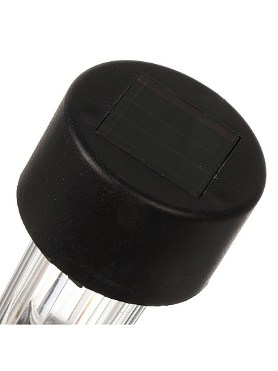 Светильник садовый Ultraflash, SGL-001, на солнечной батарее, грунтовый, пластик, черный
