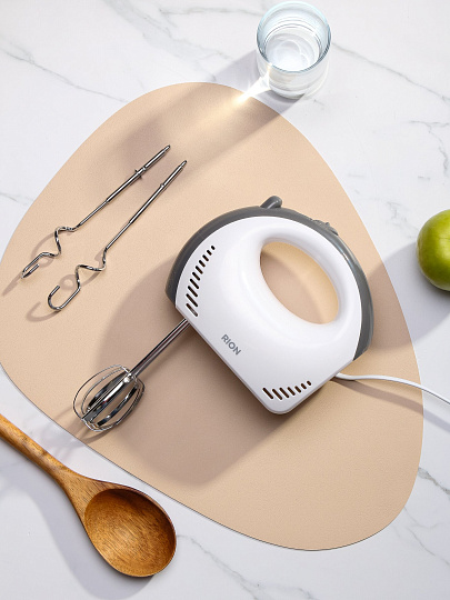 Миксер ручной, Rion, CX-6639, 400 Вт, 5 скоростей, белый