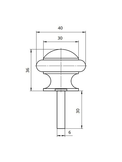 Упор Apecs, DS-0011-MB, дверной, напольный, матовая бронза, 24258