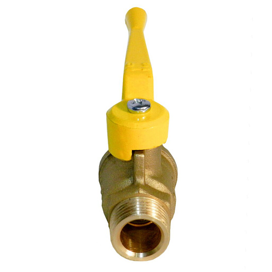 Кран для газа ш-ш, 3/4", ручка, БАЗ