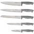 Набор ножей стальных Agness 911-701 на подставке, 6 предметов - фото 2