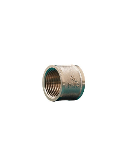 Муфта соединительная 3/4", DN 20, г-г, никель, внутренняя резьба, РМС