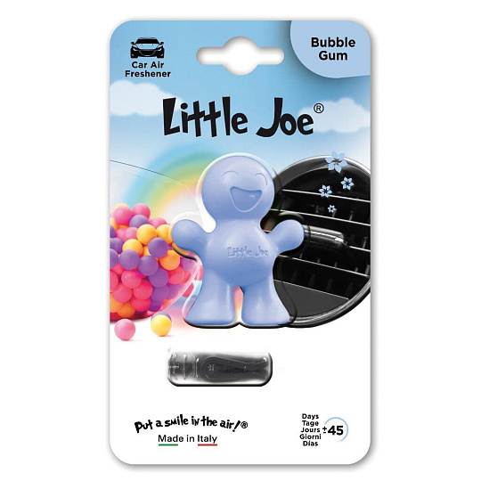 Ароматизатор в машину на дефлектор, сухой 3D, Little Joe, Бабл Гам, EF2939
