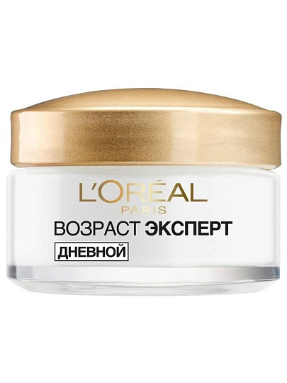 Крем для лица, L'Oreal Paris, Возраст эксперт, дневной, увлажняющий, 35+, для всех типов кожи, 50 мл