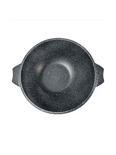 Казан алюминий, антипригарное покрытие, 5 л, Гранит, с крышкой, Мечта, 55701