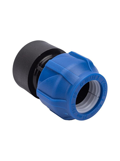 ПНД муфта d25х1", внутренняя резьба, соединительная, Valfex