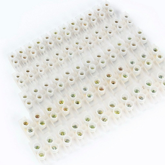 Колодка клеммная 10 А, 12 шт, 10 мм, Smartbuy, SBE-tb-10-10