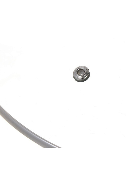 Крышка для посуды стекло, 28 см, Daniks, металлический обод, кнопка бакелит, черная, Д4128Ч