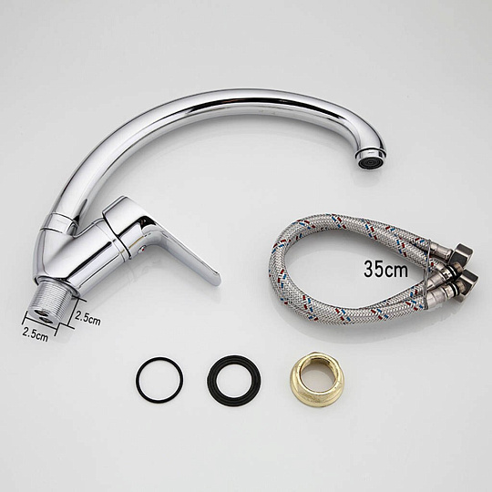 Смеситель для кухни, Frud, с картриджем, хром, R41105