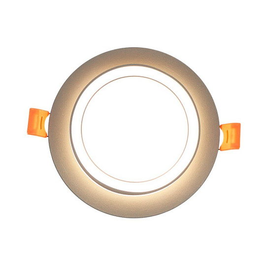 Светильник встраиваемый Вега, GX53, круглый, графит, General Lighting Systems, GCL-GX53-H38