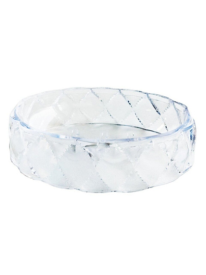 Мыльница настольная, Delphinium, Ice, пластик, 14х9,5х3,6 см, 106311