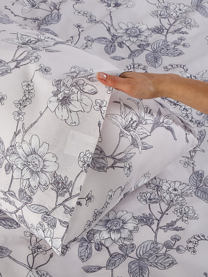 Наволочка 2 шт, Майская ночь, бязь, 100% хлопок, 50 х 70 см, 120 г/м2, 20225/1