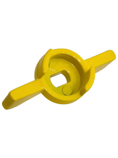 Ручка-бабочка для крана, 1/2"-3/4", желтая, индивидуальная упаковка, MasterProf